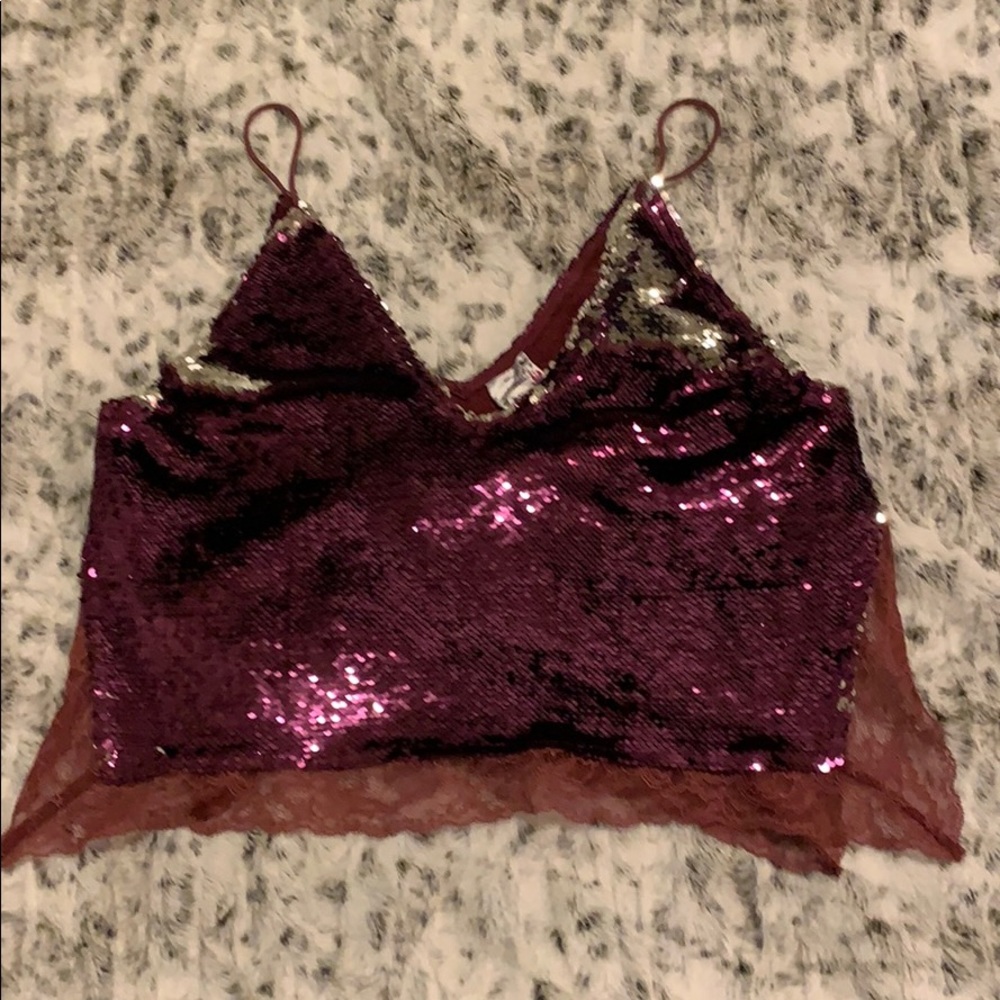 Free People sequin top